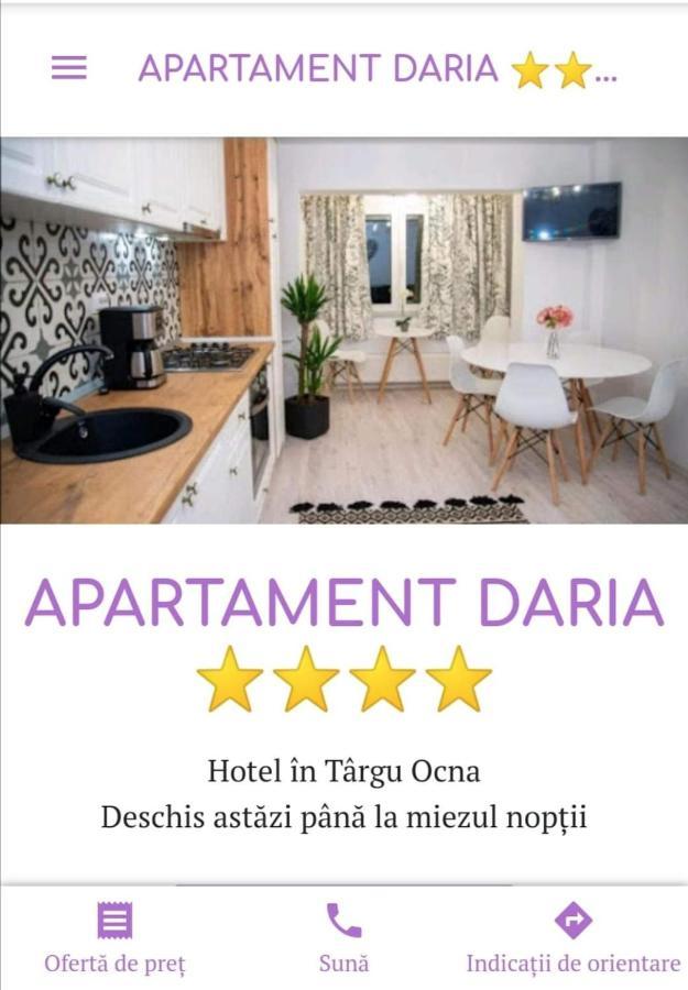 Apartament Daria Tîrgu Ocna Buitenkant foto